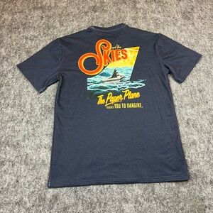 PAPER PLANES ROC NATION CLOUD SURF FRENCH TERRY TOP TEE SAPPHIRE Size S